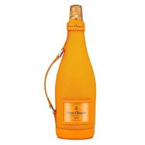 Veuve Clicquot Champagne Orange Insulated Bottle Jacket Sleeve Zip 750 ml Cozy